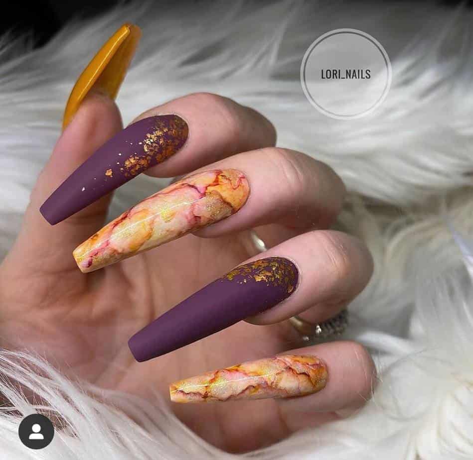 pretty nails designs long