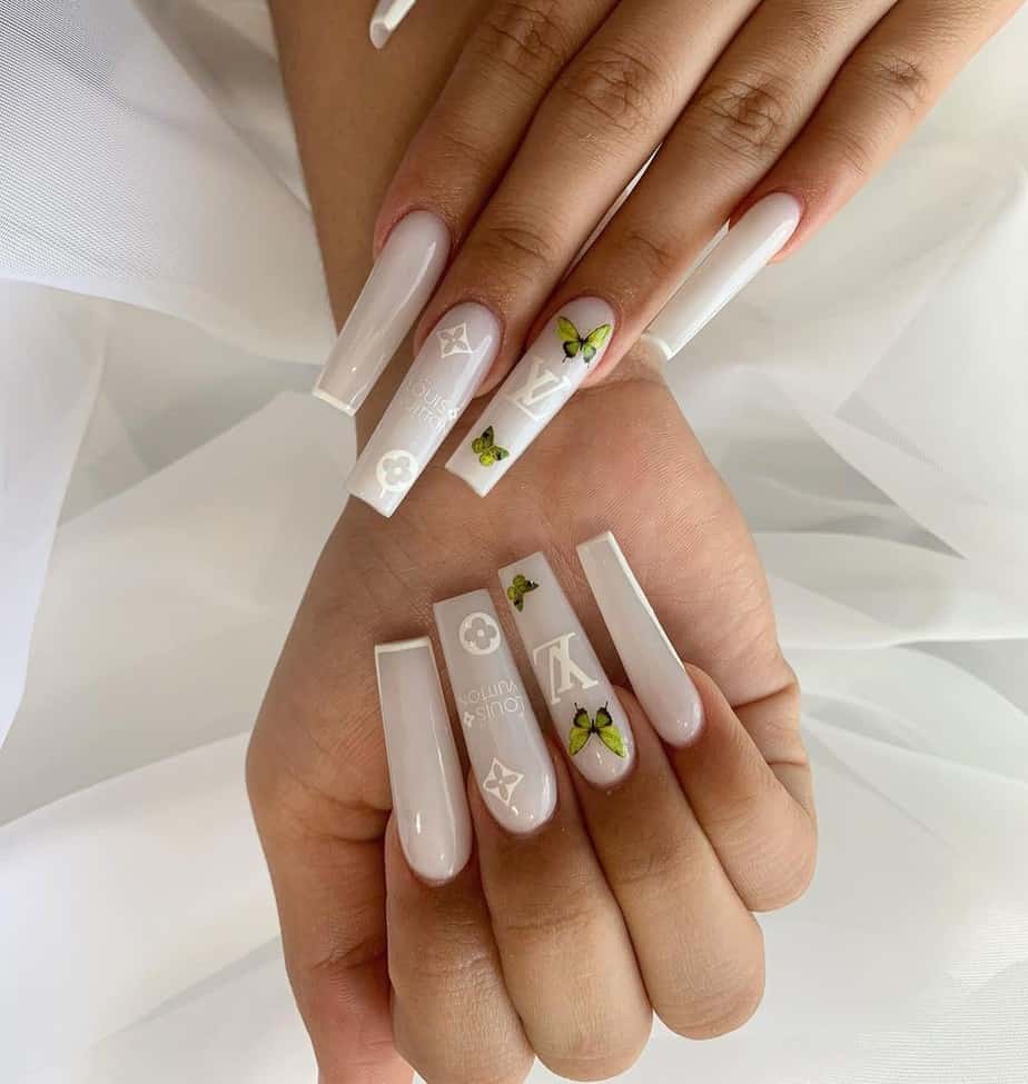 lv nails design