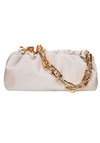 white bottega bag dupe