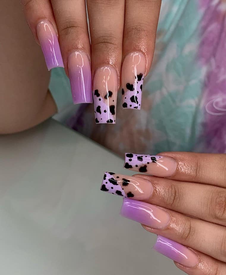 purple nails idea square