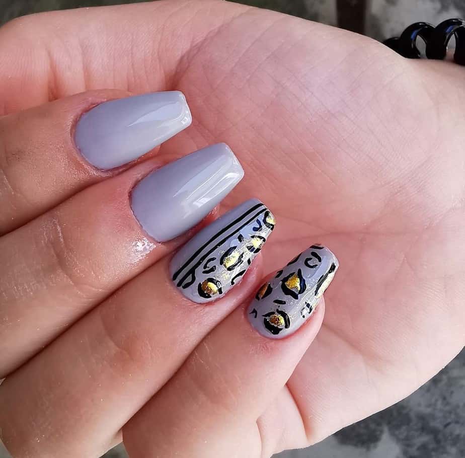 grey nails ideas