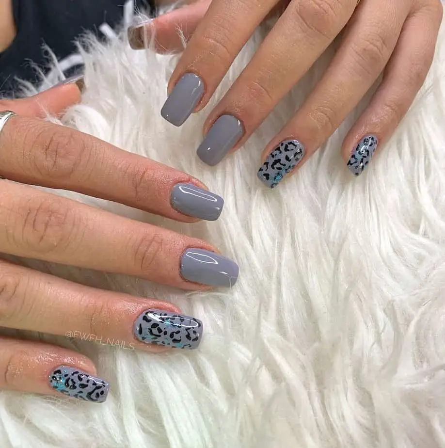 leopard nails designs