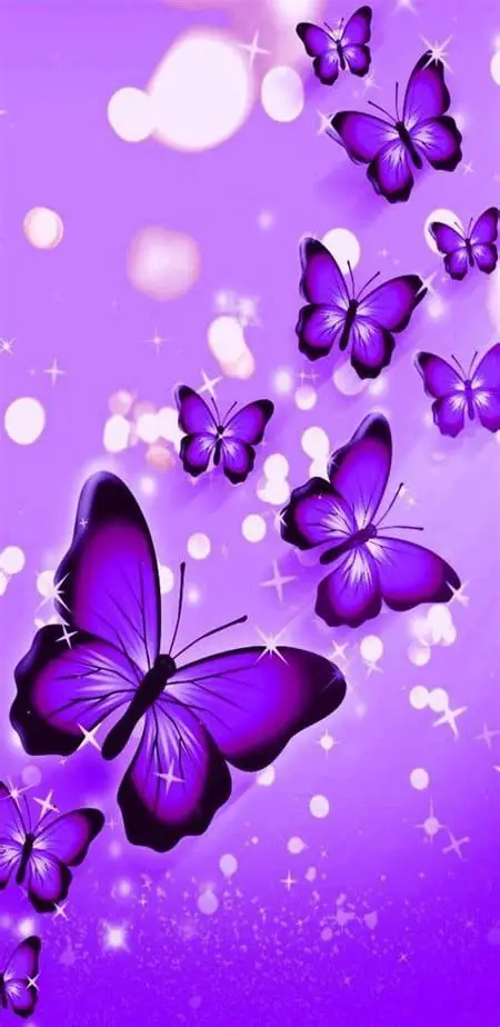 purple butterfly wallpaper iphone