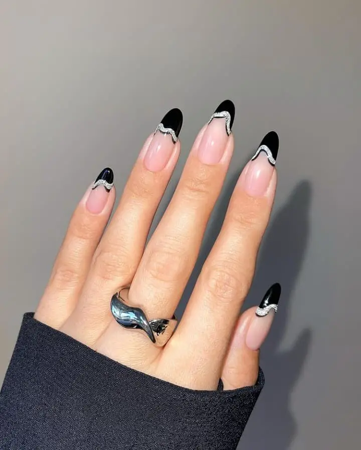 black nails ideas