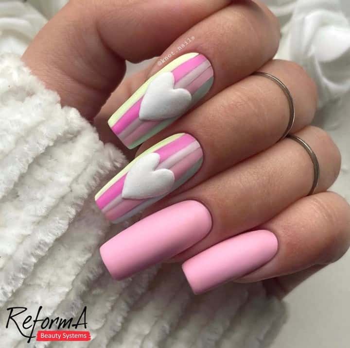 heart nail designs