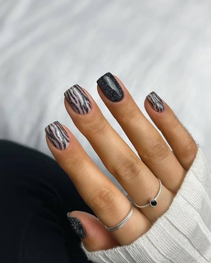 black nails ideas