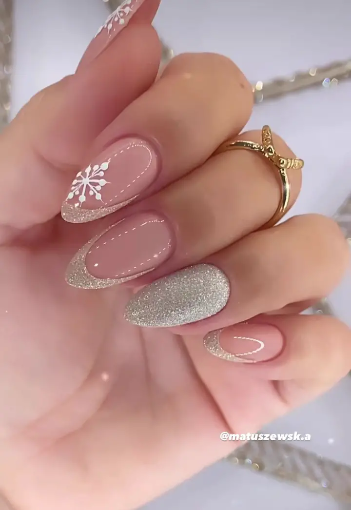 christmas nails acrylic