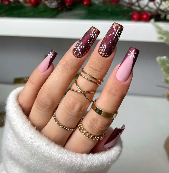 trendy winter nails