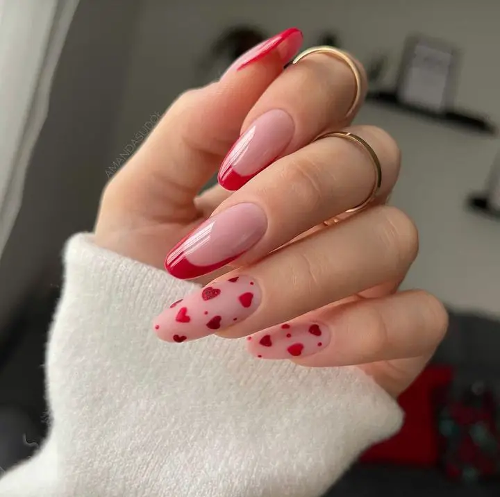 nails for valentines day
