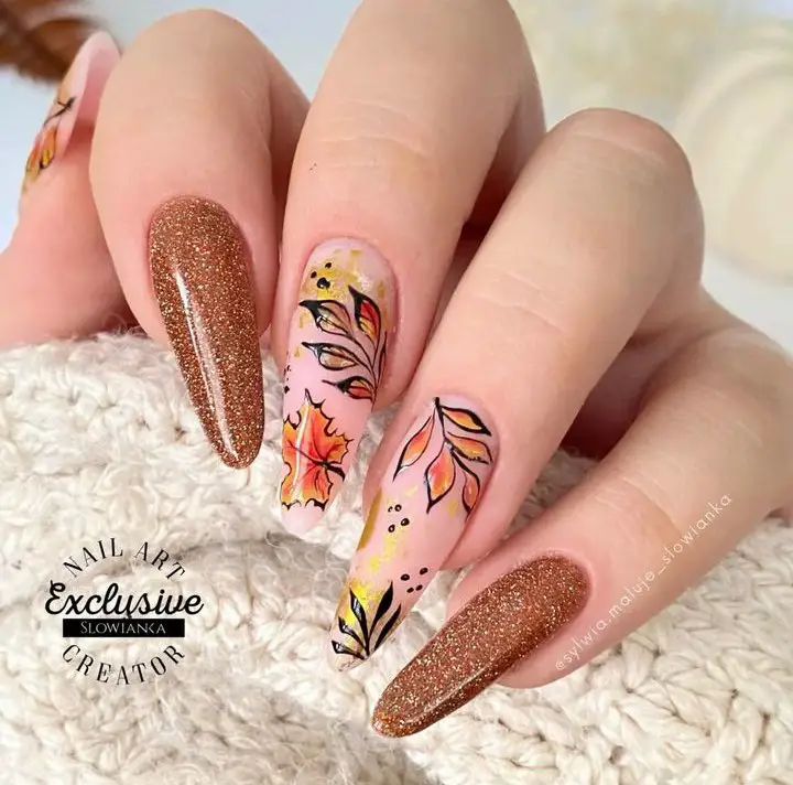 35+ Cute Nail Designs For Fall You Need To Try - Emerlyn Closet