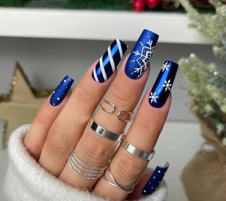 xmas nails designs