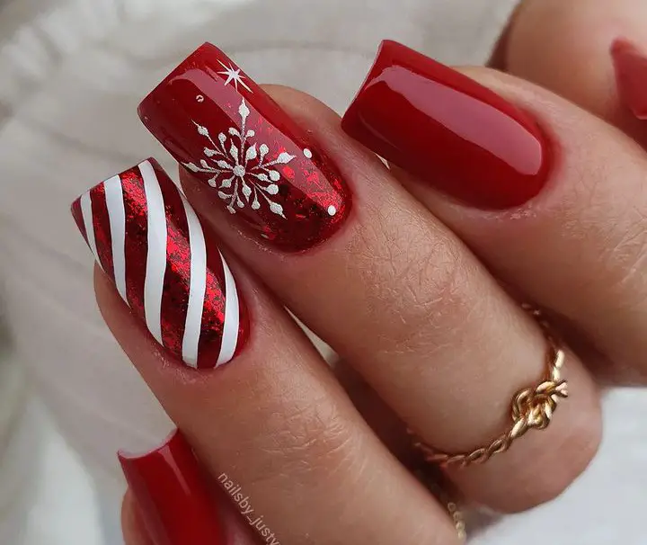 nail designs for christmas
