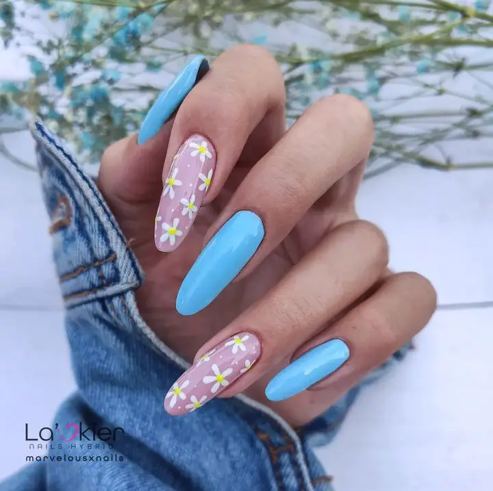 blue nails ideas
